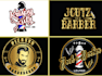 do professional barber and barber shop logo