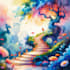 create watercolor and digital illustrations
