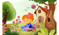 create custom whimsical children book illustrations