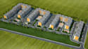 3d architectural master and urban plan, site plan, town plan
