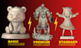 design 3d character or 3d model for 3d printing