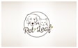 make modern, minimal, simple animal pet logo design