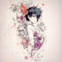 comic cartoon anime tattoo design