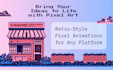 create your pixel art animation intro