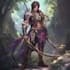 draw fantasy and game style characters art