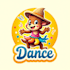 design high quality dance mascot logo with creative concepts