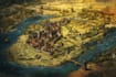 create you a galaxy map, space map, fantasy detailed map
