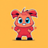 design cute mascot, cartoon character logo design