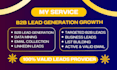 do b2b lead generation, marketing, or promotion for email list data entry