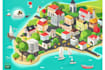 draw vector map or isometric map in illustrator