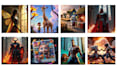 create custom ai art using midjourney and leonardo ai