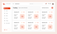 design a modern web app, dashboard UI UX design