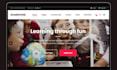 lms website elearning website education website learndash online course website