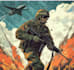 draw military themed illustrations