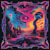 draw surreal psychedelic illustration, poster, cover album