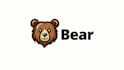 do awesome bear head emblem mascot logo design