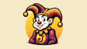 design outstanding joker mascot logo with express delivery