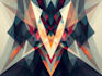 create abstract geometric digital art