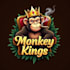 do awesome monkey smoking king mascot logo design