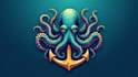 make a high quality kraken octopus mascot logo  in one day