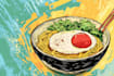 create food pop art in may style