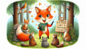 draw a digital children book illustration
