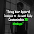 make professional 3d apparel mockups