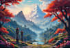 make anime and concept art landscape background art