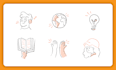create custom hand drawn icons and illustrations