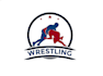 do unique wrestler mascot logo