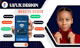create a figma UX design figma UI design figma mobile app figma landing page