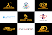 make initial minimalist stunning business brand logo design