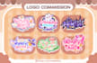 design cute japanese style logo