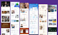 create a professional website for your service