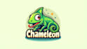 make eye catching chameleon mascot logo with express delivery