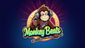 do awesome cool dj monkey spinning a turntable mascot logo