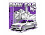 draw a car illustration with 3 color comic style