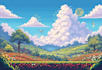 draw your custom pixel background art