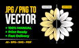 convert image to vector, manual vector tracing and editable vector