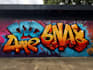 draw any graffiti mural wall art or banner