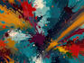 paint digital professional abstract art by hand