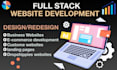 design and develop a complete custom website