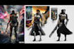 create game art, character designs, environment art etc