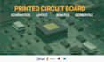 analyse design pcb prototype layout, schematic in multism proteus kicad matlab