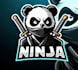 design mascot ninja panda logo