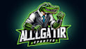 do aligator esports gaming mascot logo design