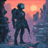 create a stunning sci fi character illustration and design