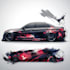 make awesome car wrap design or racing car wrap