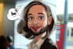 create an avatar, cartoon, caricature portrait
