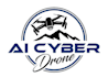 do aesthetic beautiful cyber drone logo design